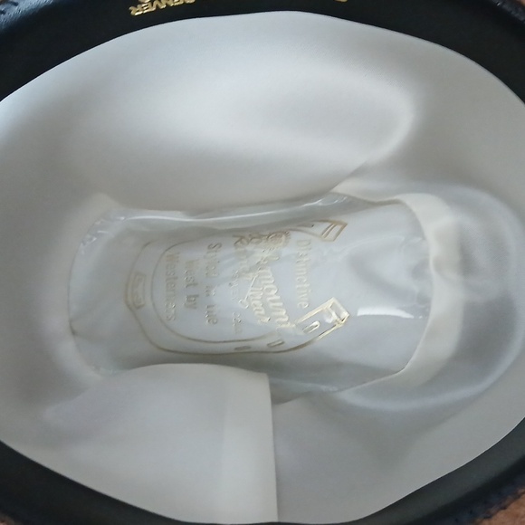 Rockmount Ranch Wear - 100% Wool - Brown Cowboy/Western Hat - 7 1/8 - Picture 7 of 12